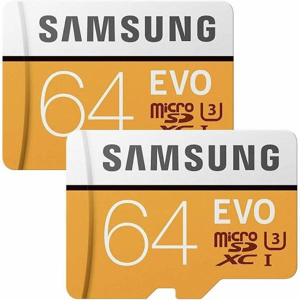 Samsung 64GB Class 10 Micro SDXC Evo Memory Card