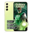 Samsung Galaxy A34 (A346E DSN) (128GB+8GB, Lime)
