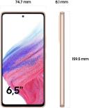 Samsung Galaxy A53 5G (A536E-DS) (128GB/8GB, Awesome Peach)