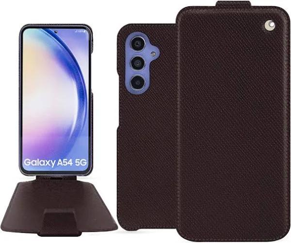 Samsung Galaxy A54 Leather Case - Addiction Marron envoûtant