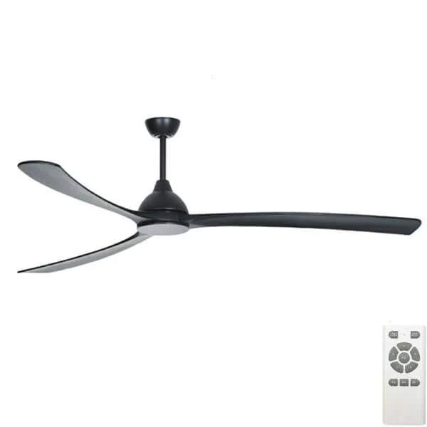 Sanctuary 70" DC Ceiling Fan Black