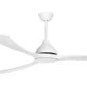 Sanctuary 86" DC Ceiling Fan White & Teak
