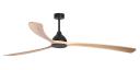 Sanctuary 92" DC Ceiling Fan Black & Natural