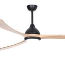 Sanctuary 92" DC Ceiling Fan Black & Teak