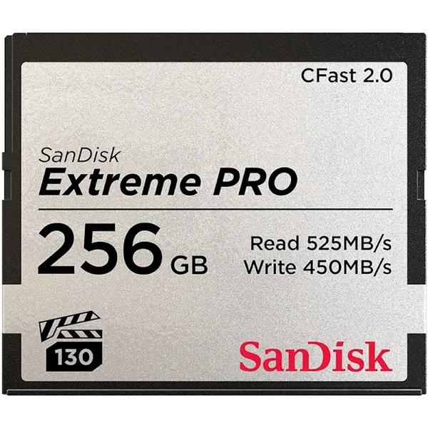 SanDisk 256GB Extreme Pro CFast 2.0 Memory Card