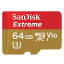 SanDisk Extreme 64GB Micro SDXC UHS-I Card with Adapter 90MB/s