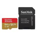 SanDisk Extreme 64GB Micro SDXC UHS-I Card with Adapter 90MB/s