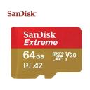 SanDisk Extreme 64GB Micro SDXC UHS-I Card with Adapter 90MB/s