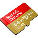 SanDisk Extreme 64GB Micro SDXC UHS-I Card with Adapter 90MB/s