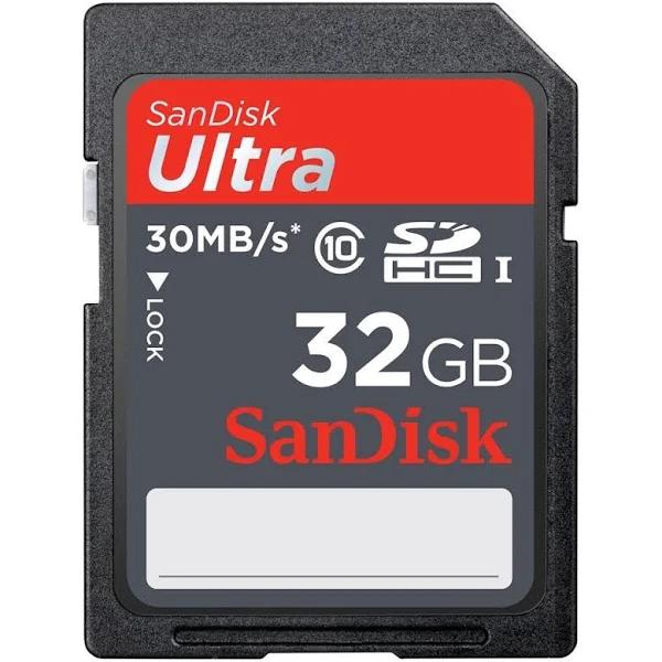 SanDisk Sdsdu-032G 32GB Ultra SDHC UHS-I Card 80MB/s Class 10
