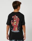 Santa Cruz Walking Hand Tee - Black Glow in The Dark 14
