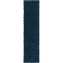 Sapphire Blue Solid Shag Rug 10 ft Runner