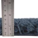 Sapphire Blue Solid Shag Rug 10 ft Runner