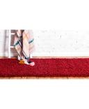 Sapphire Blue Solid Shag Rug 10 ft Runner