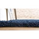 Sapphire Blue Solid Shag Rug 10 ft Runner