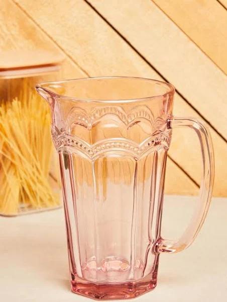 Sass & Belle Clarisse Glass Jug Pink