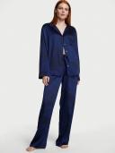 Satin Long Pajama Set , Print, Largereg - Women's Pajamas Sets - Victoria's Secret