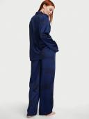 Satin Long Pajama Set , Print, Smallreg - Women's Pajamas Sets - Victoria's Secret