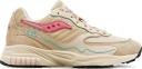 Saucony 3D Grid Hurricane Cream/Pink 10 | AfterPay Available