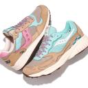 Saucony 3D Grid Hurricane Earth Citizen Shoes - Size 12 - Aquamarine/gray