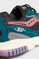 Saucony 3D Grid Hurricane Midnight Swimming Shoes - Size 13 - Green/Black