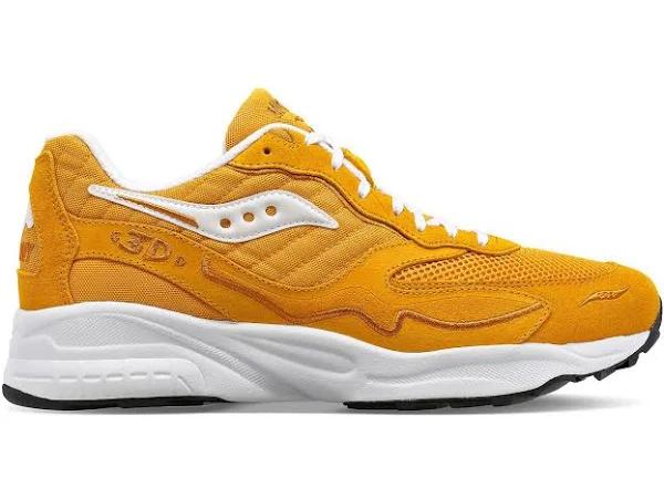 Saucony 3D Grid Hurricane Mustard White