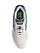 Saucony 3D Grid Hurricane Shoes - Size 13 - Cream/Blue