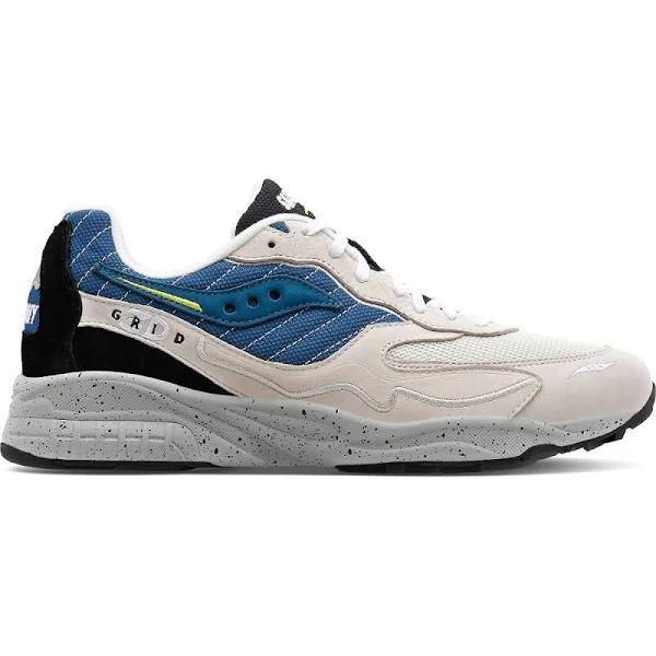 Saucony 3D Grid Hurricane Shoes - Size 13 - Cream/Blue