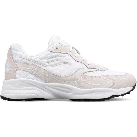Saucony 3D Grid Hurricane White/White - Size 7