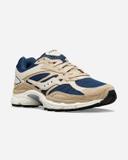 Saucony Beige & Navy ProGrid Omni 9 Sneakers