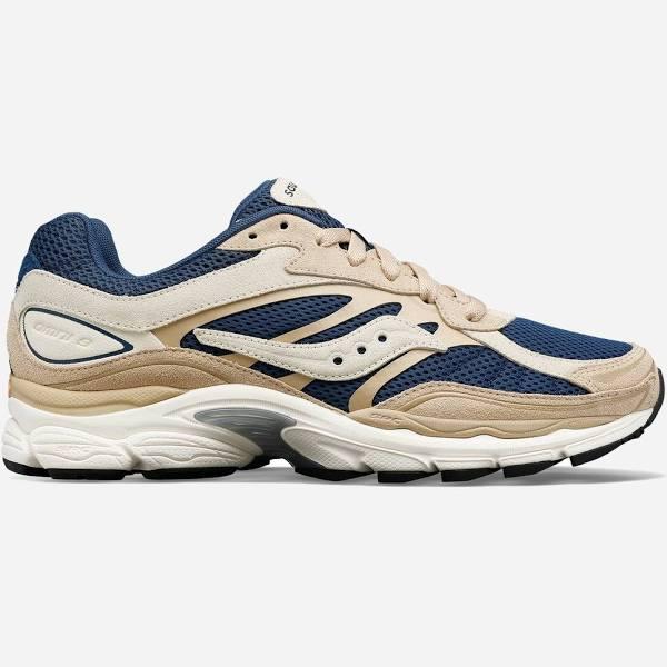 Saucony Beige & Navy ProGrid Omni 9 Sneakers