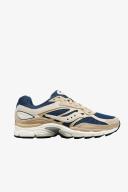 Saucony Beige & Navy ProGrid Omni 9 Sneakers