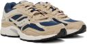 Saucony Beige & Navy ProGrid Omni 9 Sneakers