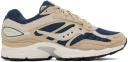 Saucony Beige & Navy ProGrid Omni 9 Sneakers