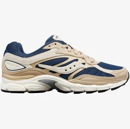 Saucony Beige & Navy ProGrid Omni 9 Sneakers