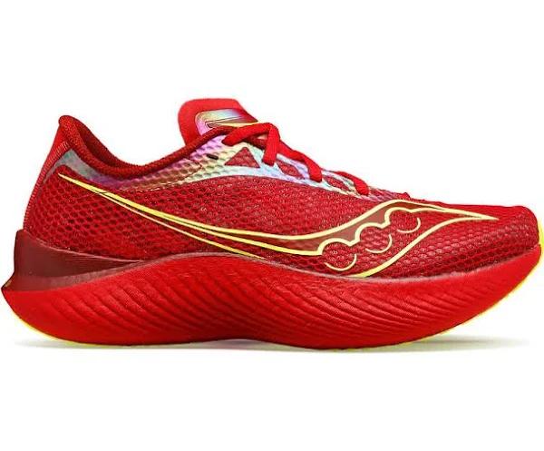 Saucony Endorphin Pro 3 Shoes Red Yellow - 47