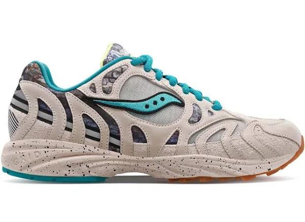 Saucony Grid Azura 2000 Reflect Camo Creme Blue