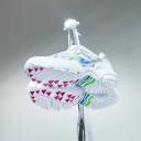 Saucony Grid Web Shoes - Size 10.5 - White/Iridescent