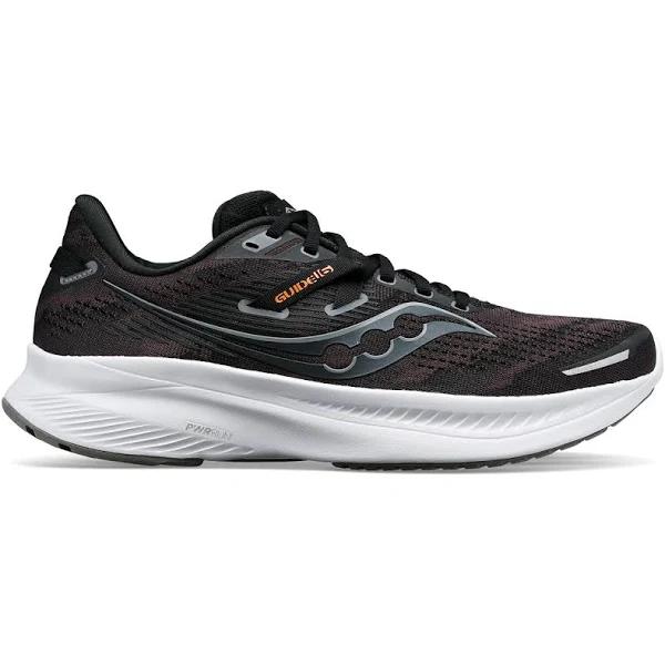 Saucony Guide 16 - Mens Running Shoes - Black/White