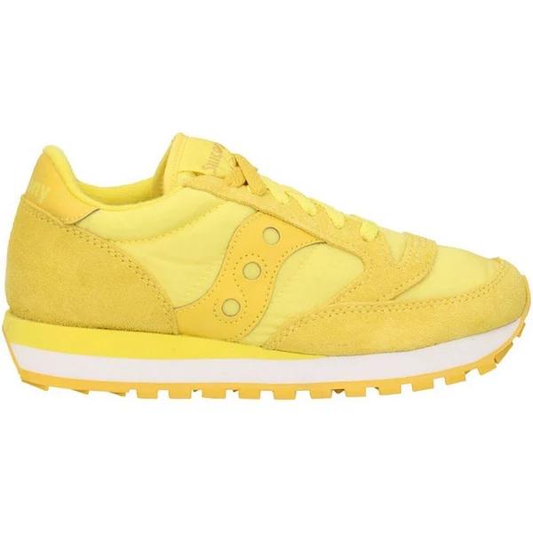 Saucony Male Chamois hair, Leather Trainers Yellow Size 3