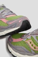 Saucony Men's ProGrid Omni 9 Sneakers in Gray/Green, Size UK 11 | END. Clothing