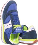Saucony Originals Jazz Original Shoes Electric Blue Lime Green - 44.5