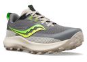 Saucony Peregrine 13 Shoes Grey Green Yellow - 45