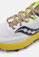 Saucony Peregrine 13 Shoes Grey Yellow - 41