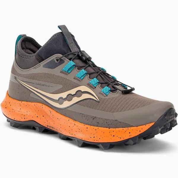 Saucony Peregrine 13 ST Trail Running Shoes Orange Brown - 46