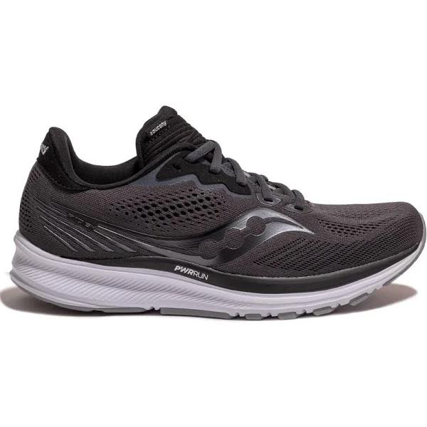 Saucony Ride 14 10.5 , Charcoal/Black (Women's)