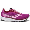 Saucony Ride 14 Running Shoes Lilac White Maroon Women - 43