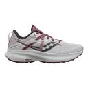 Saucony Ride 15 TR Shoes Women Light Grey Dark Red - 40.5