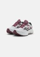 Saucony Ride 15 TR Shoes Women Light Grey Dark Red - 40.5