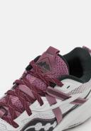Saucony Ride 15 TR Shoes Women Light Grey Dark Red - 40.5
